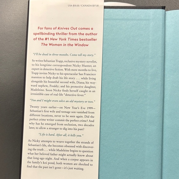 End of Story by A.J. Finn Hardcover Book - Picture 2 of 2